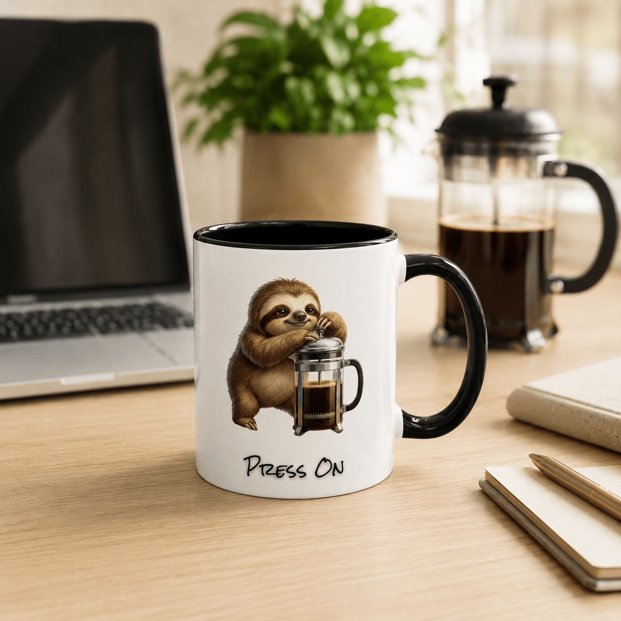 Press On — Sloth & Sip Mug