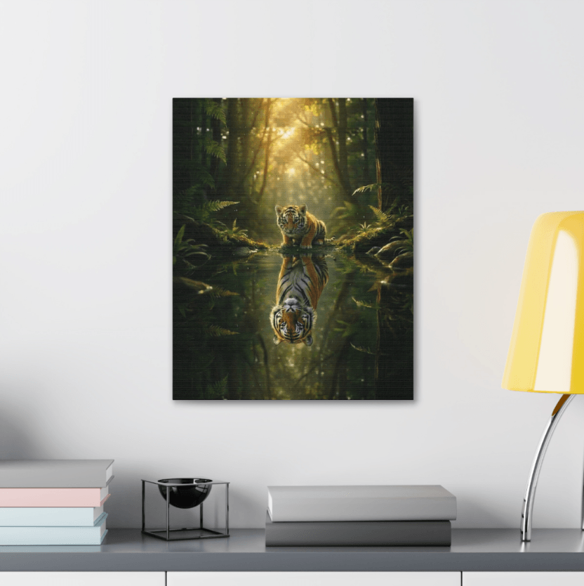 Quiet Strength — Tiger Wall Art Print