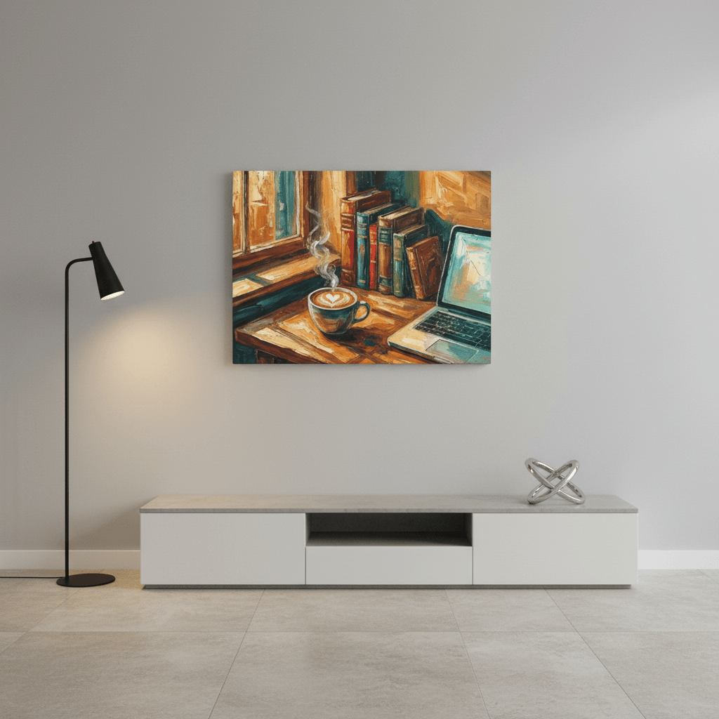 Cafe Daydream — Coffee Shop Art Print
