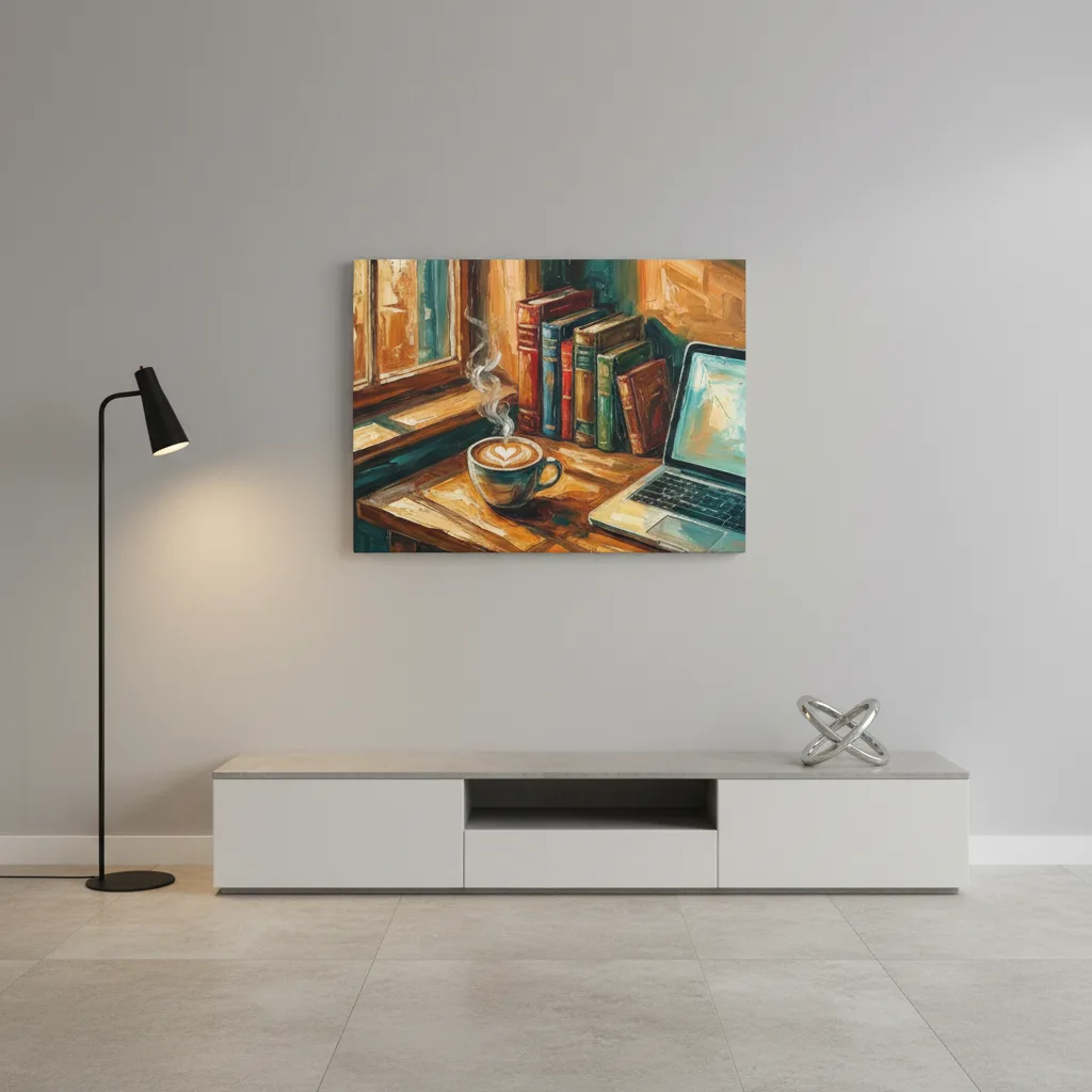 Cafe Daydream — Coffee Shop Art Print